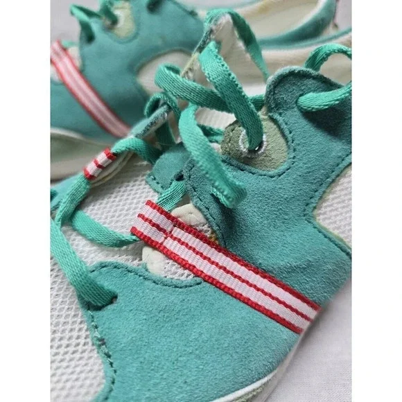 Rockport Walkability Women's Shoes Size 8.5 M White & Turquoise- No Insoles - Picture 3 of 12